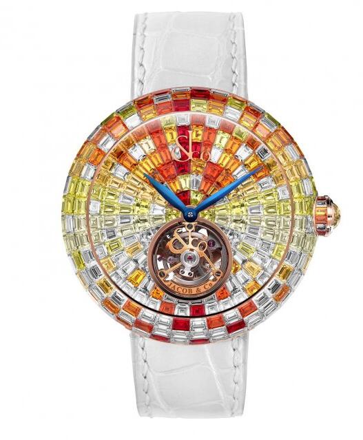 Jacob & Co Brilliant Flying Tourbillon Arlequino Sunset 210.543.40.SX.SX.2UB Replica watch